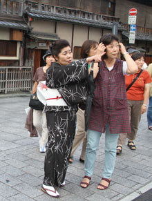 Geisha im Stadtteil Gion