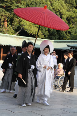 Brautpaar in Japan